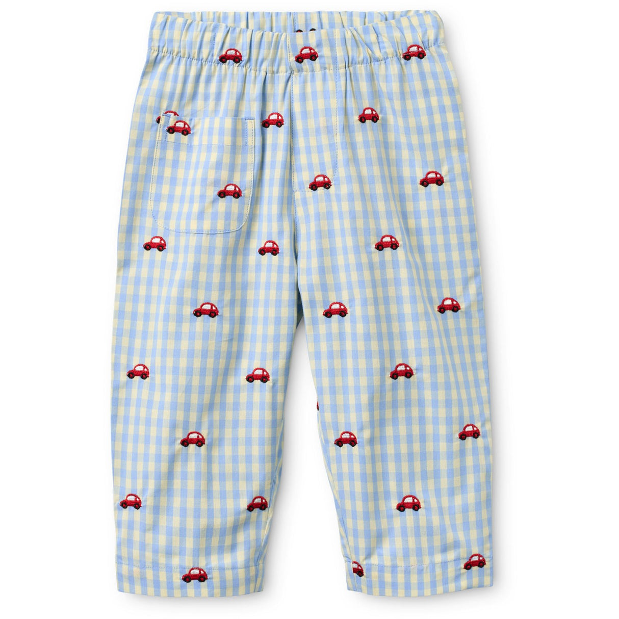 Flöss Blue Gingham Albert Bukser