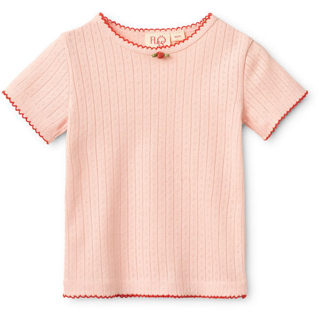 Flöss Soft Rose Liva SS Pointelle Bluse