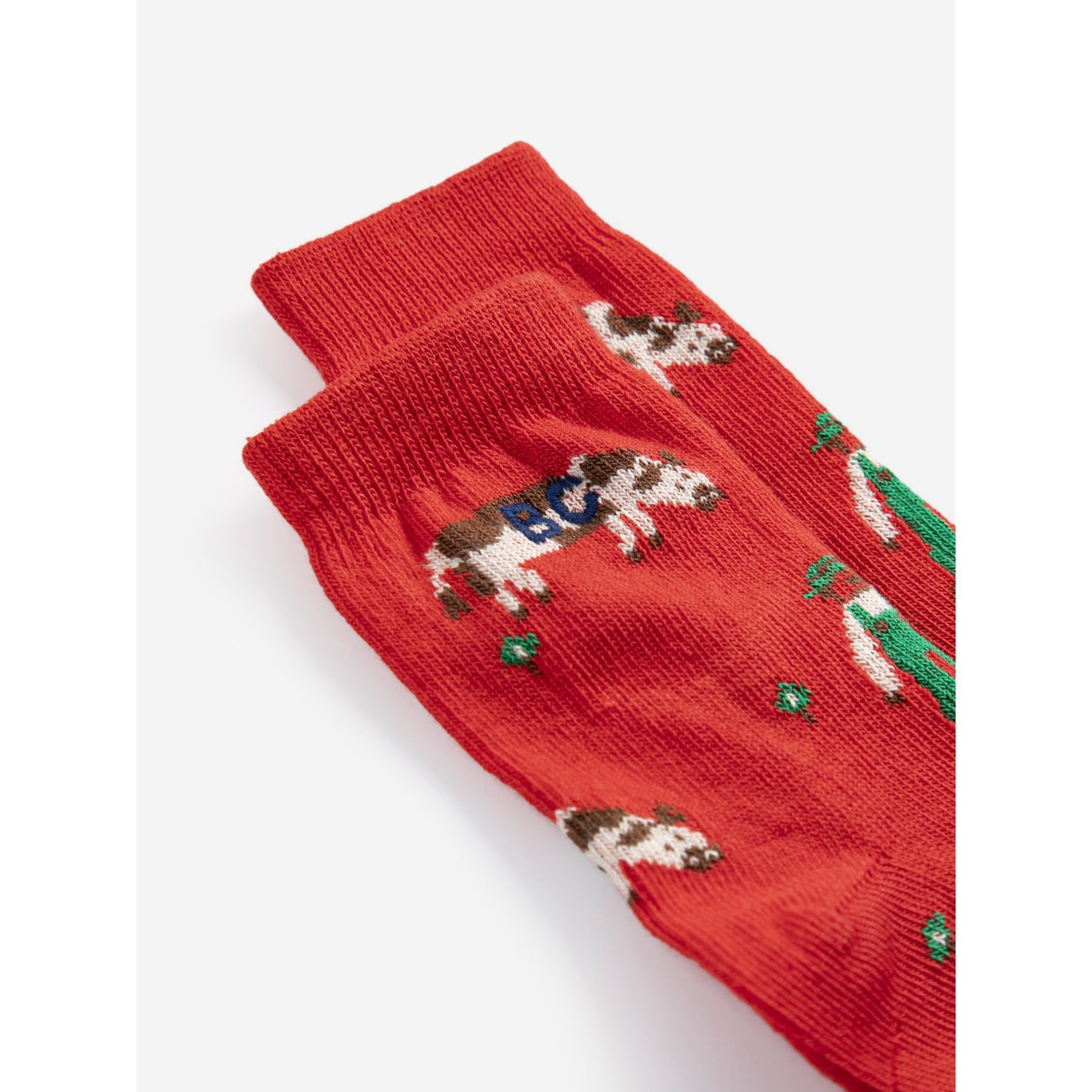 Bobo Choses Red Farm Adventure All Over Kort Strømper