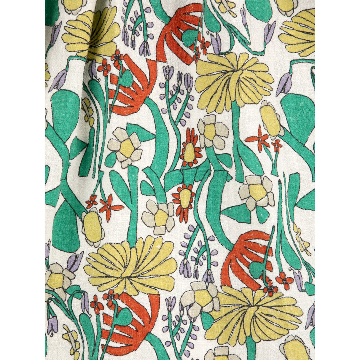 Bobo Choses Offwhite Farge Herbalist All Over Woven Kjole