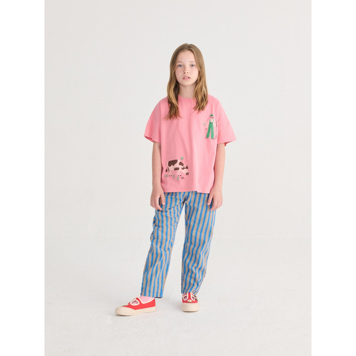 Bobo Choses Navy Blue New Hairline Woven Bukser