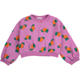 Bobo Choses Purple Tangerine All Over Cropped Collegegenser