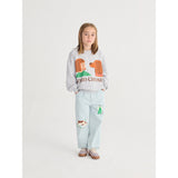 Bobo Choses Heather Grey Friends In A Pickle Collegegenser