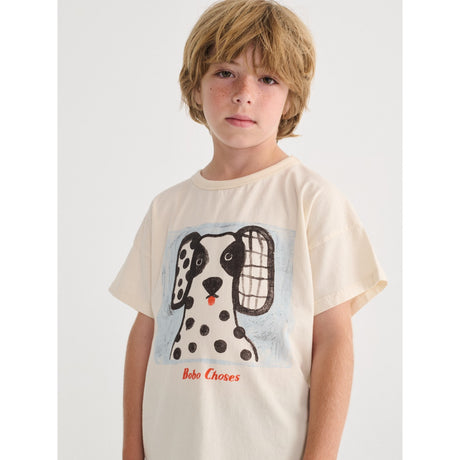 Bobo Choses White Van Dog T-Shirt