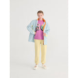 Bobo Choses Purple Spring Letters T-Shirt