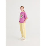 Bobo Choses Purple Spring Letters T-Shirt