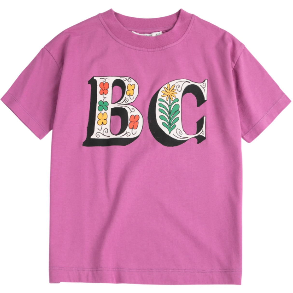 Bobo Choses Purple Spring Letters T-Shirt