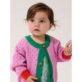 Bobo Choses Multicolor Farge Block Open Work Cardigan