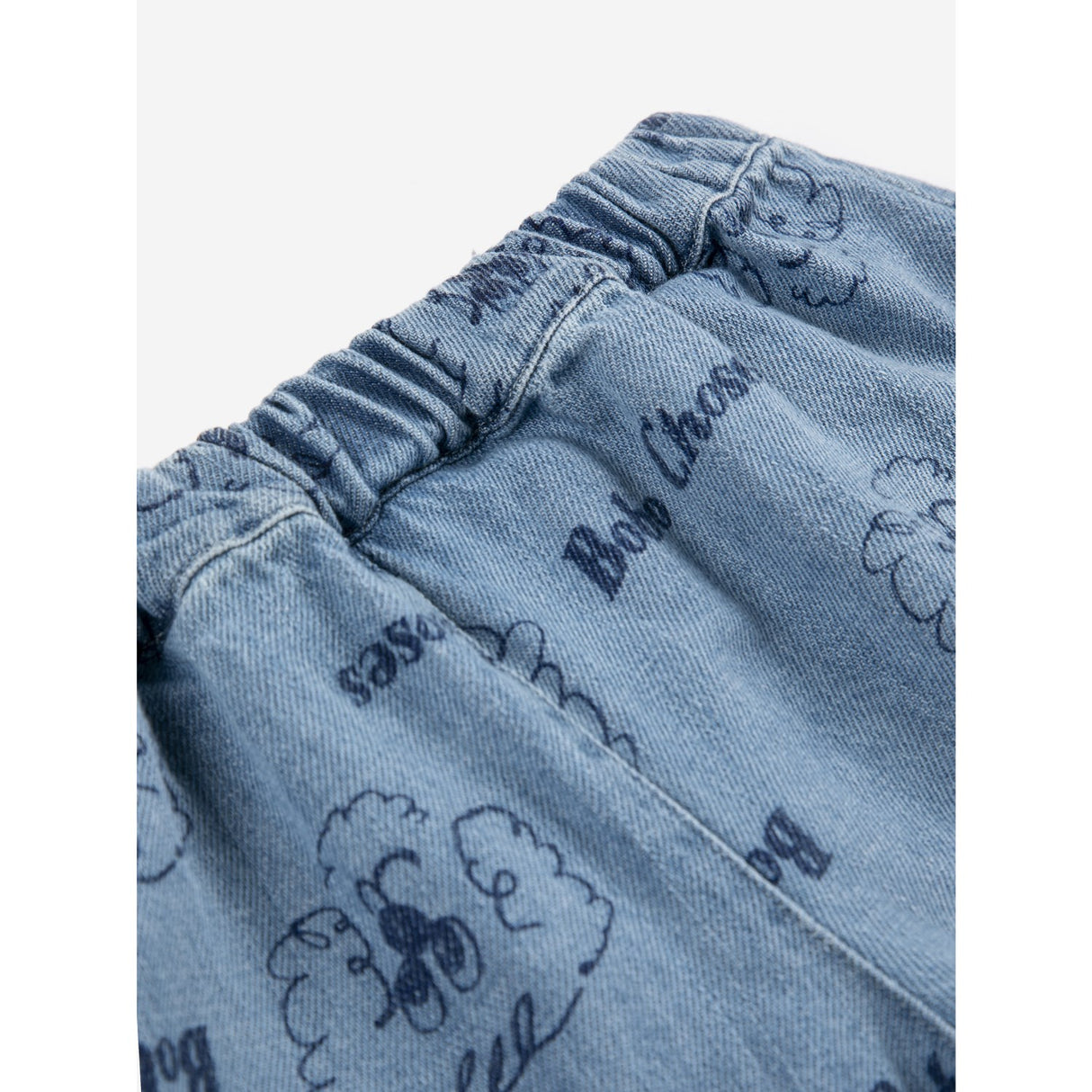 Bobo Choses Prussian Blue Pickles The Dog All Over Denim Bukser