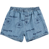 Bobo Choses Prussian Blue Pickles The Dog All Over Denim Kort