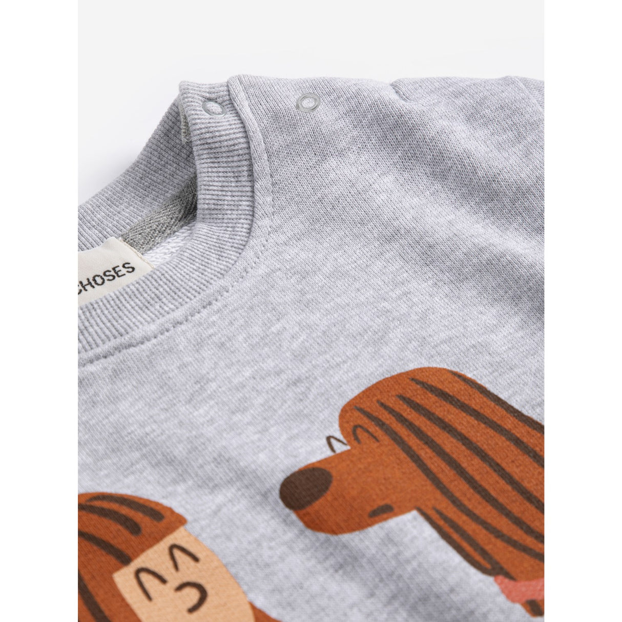 Bobo Choses Heather Grey Friends In A Pickle Collegegenser