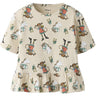 Name It Peyote Melange Nmfmara Pippi Ss Nreg Topp Sky