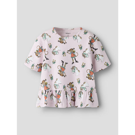 Name It Cradle Pink Nmfmara Pippi Ss Nreg Topp Sky