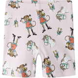 Name It Cradle Pink Nmfmara Pippi Shorts Leggings Sky