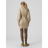 Mama;licious Natural Melange Mlnewanne L/S Abk Strikk Kjole A. Noos