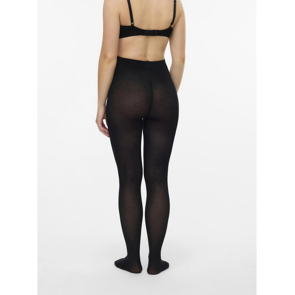 Mama;licious Black Black Mljennie Strømpebukser 200Den 2-P Noos