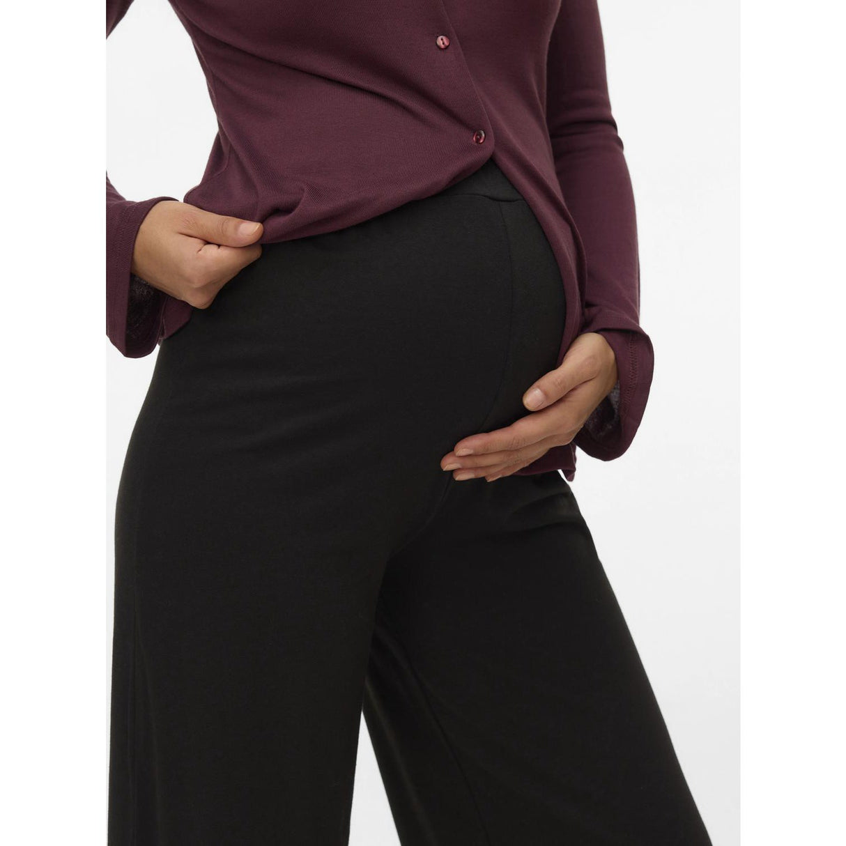 Mama;licious Black Mlamila Wide Jrs Bukser Hw Noos
