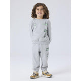 Name It Grey Melange Nmmnilius Ls Nreg Swe Bru Pb