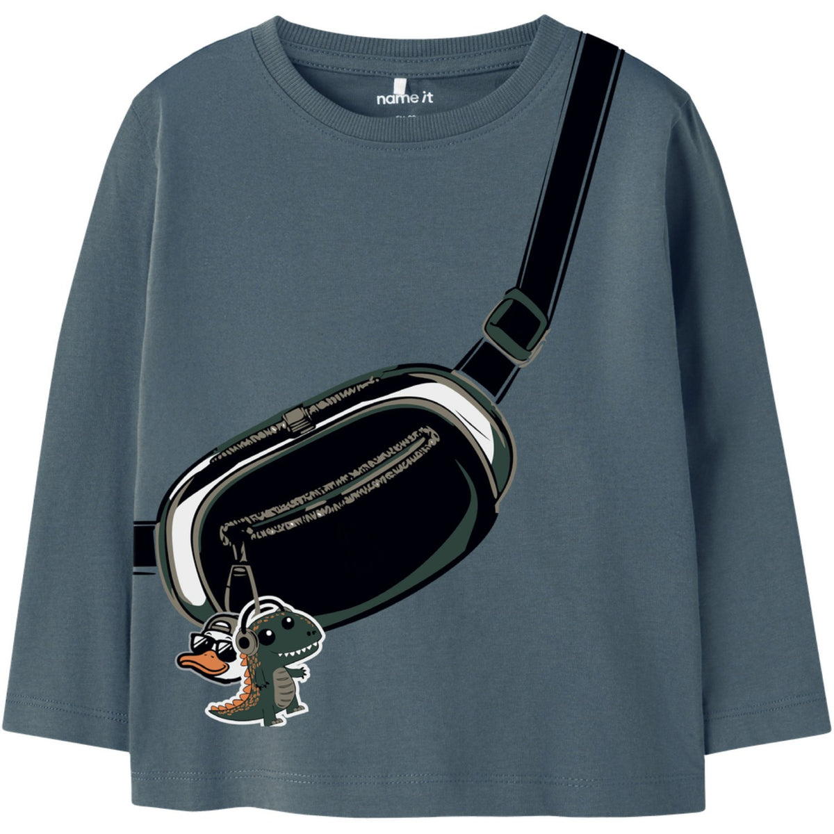Name It Blue Mirage Nmmoniels Ls Nreg Topp Pb