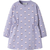 Name It Lavender Icing Nmfolini Ls Swe Kjole Bru Pb