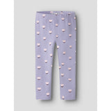 Name It Lavender Icing Nmfolini Swe Leggings Bru Pb