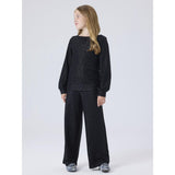 Name It Black Nkfrisine Ls Topp Pb