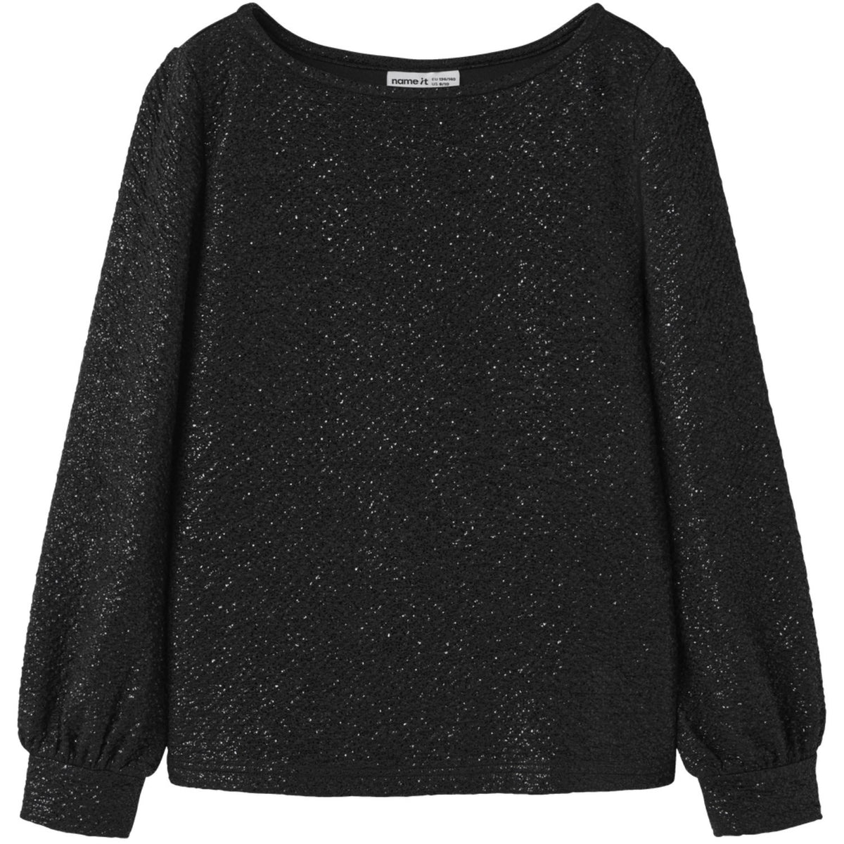 Name It Black Nkfrisine Ls Topp Pb