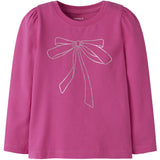 Name It Pink Yarrow Nmfrilina Ls Topp Pb