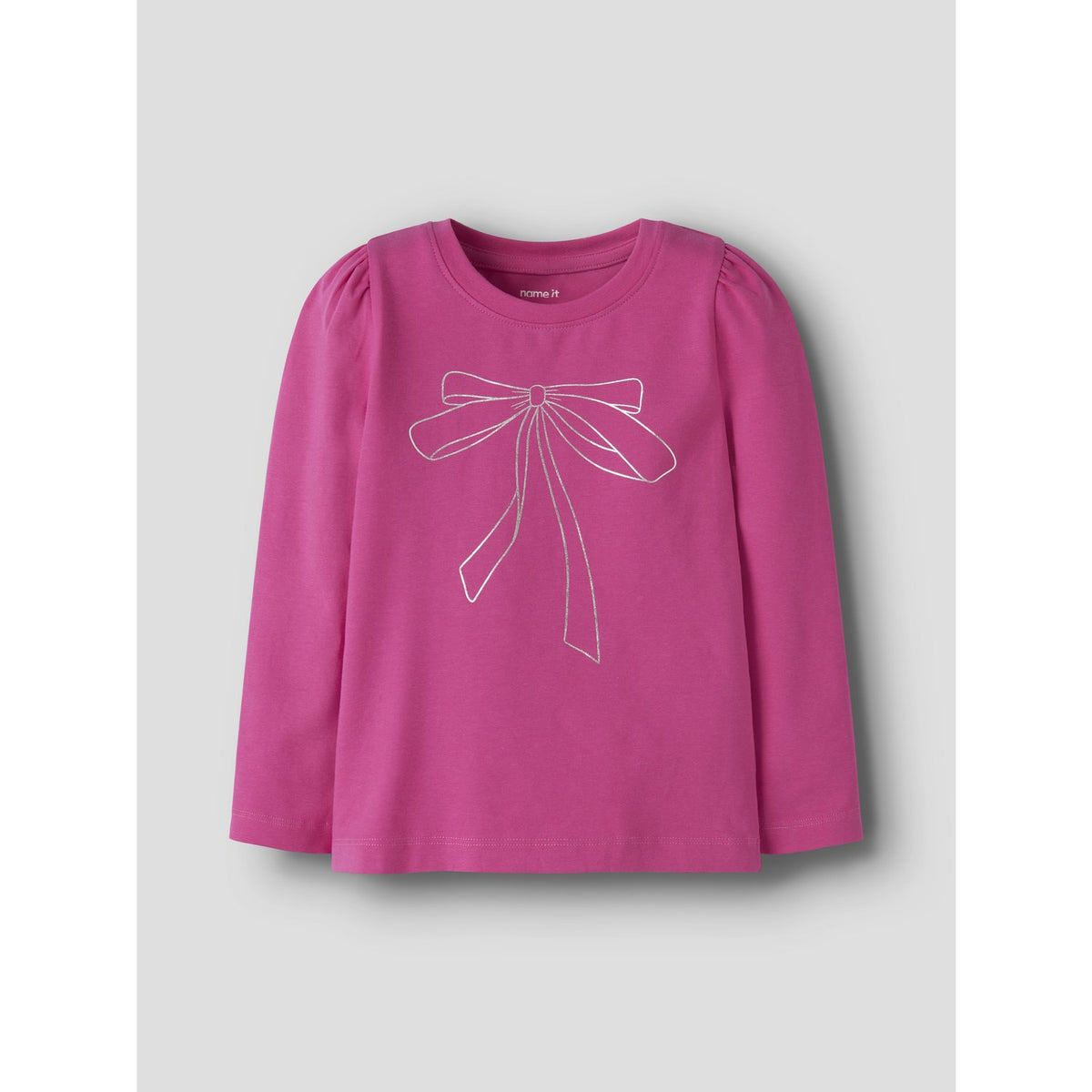 Name It Pink Yarrow Nmfrilina Ls Topp Pb
