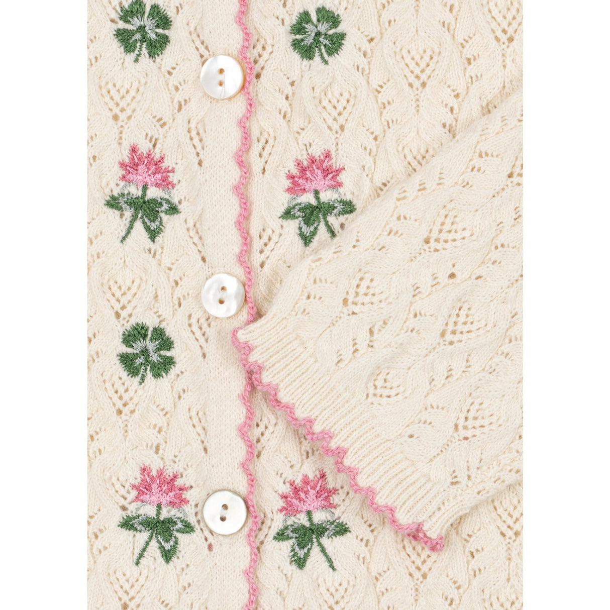 Konges Sløjd Off White Rosier Cardigan