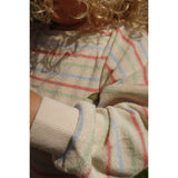 Konges Sløjd Confetti Stripe Itty Rib Sweat Skjorte Gots