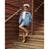 COPENHAGEN COLORS Beige Suede Limited Cowboy Støvler High