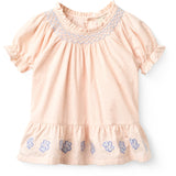 COPENHAGEN COLORS Dusty Rose Comb. Bluse W. Smock W. Emb.