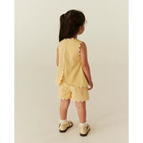 COPENHAGEN COLORS Pale Yellow Comb. Deco Topp & Shorts Sett