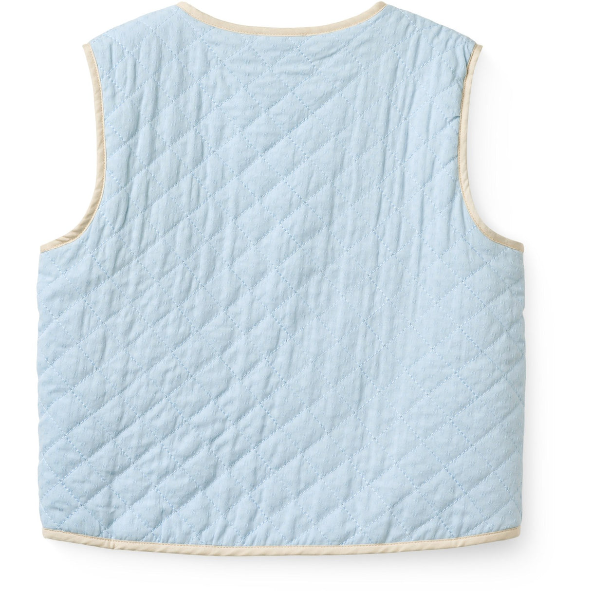 COPENHAGEN COLORS Lt. Blue Comb. Vattert Vest