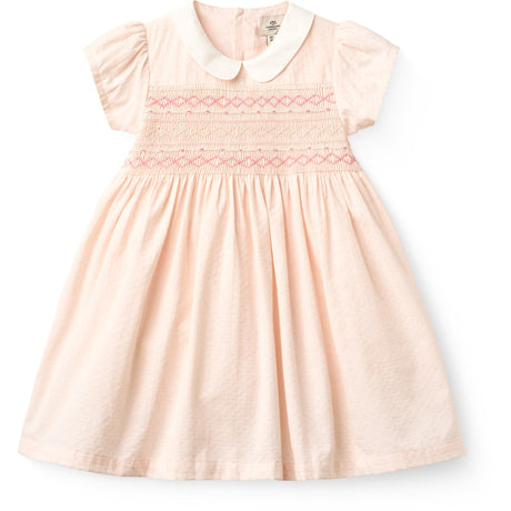 COPENHAGEN COLORS Dusty Rose Comb. Smock Kjole W. Emb.