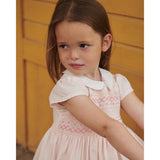 COPENHAGEN COLORS Dusty Rose Comb. Smock Kjole W. Emb.