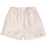 COPENHAGEN COLORS Dusty Rose W Cream Stripe Seersucker Girly Shorts