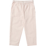 COPENHAGEN COLORS Dusty Rose W Cream Stripe Seersucker Bukser