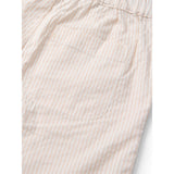 COPENHAGEN COLORS Dusty Rose W Cream Stripe Seersucker Bukser