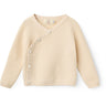 COPENHAGEN COLORS Cream Baby Cross-Over Cardigan