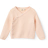 COPENHAGEN COLORS Soft Pink Baby Cross-Over Cardigan