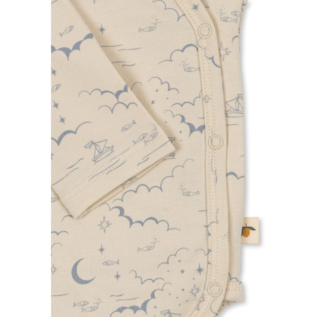 Konges Sløjd Cielo Marino Basic Ls Newborn Body Gots