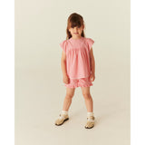 COPENHAGEN COLORS Pink Comb. Bluse W. Contrast Piping