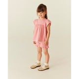 COPENHAGEN COLORS Pink Comb. Bluse W. Contrast Piping