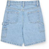 COPENHAGEN COLORS Lt Blue Indigo Washed Denim Cargo Shorts