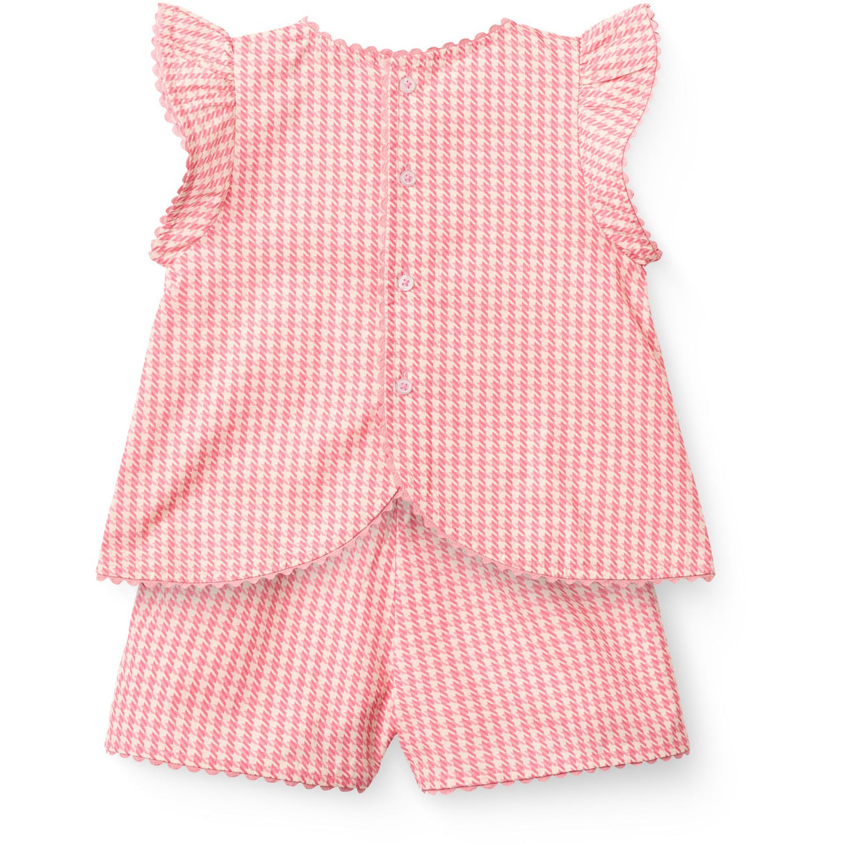 COPENHAGEN COLORS Pink Houndstooth Mini Houndstooth Deco Sett