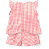 COPENHAGEN COLORS Pink Houndstooth Mini Houndstooth Deco Sett