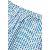 COPENHAGEN COLORS Blue Houndstooth Mini Houndstooth Bukser