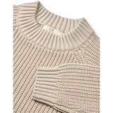 COPENHAGEN COLORS Sand Strikket Classic Rib Bluse